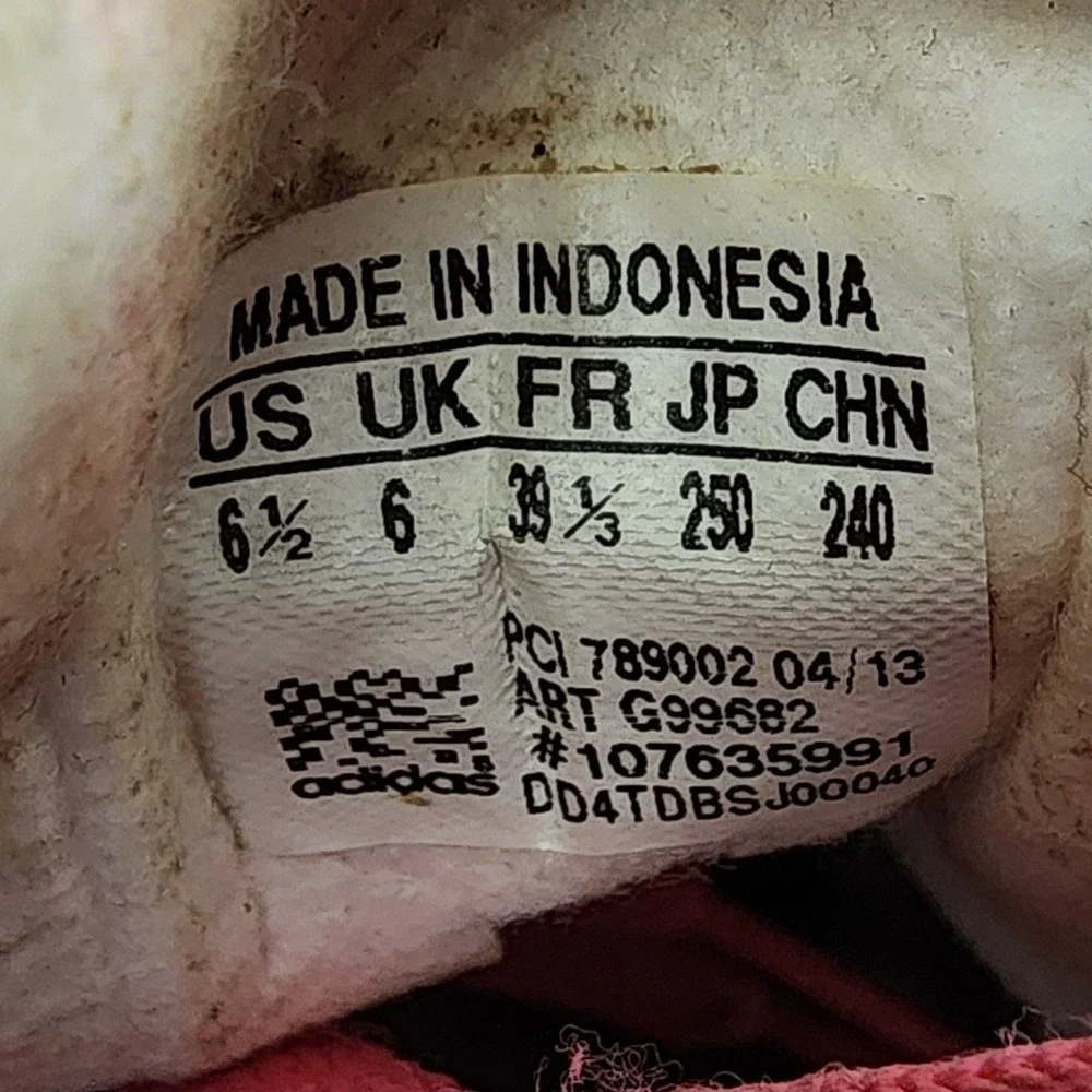 Adidas Samba Classic Womens Size 6.5‎ Sneakers Pink Purple Casual Shoes - Picture 6 of 10